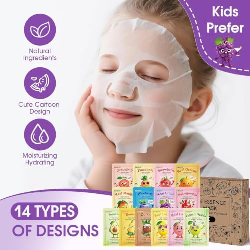 KONEUK 70 Pack Collagen Hydrating Face Masks Skincare for Women - Image 4