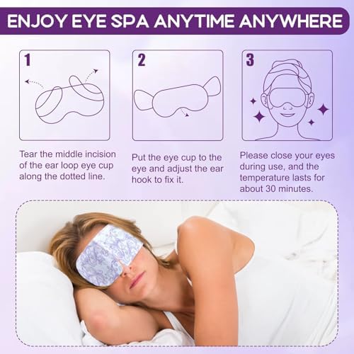 XPCARE 24 Pack Steam Eye Mask Disposable for Dry Eyes Cornea Care-Unscented - Image 4