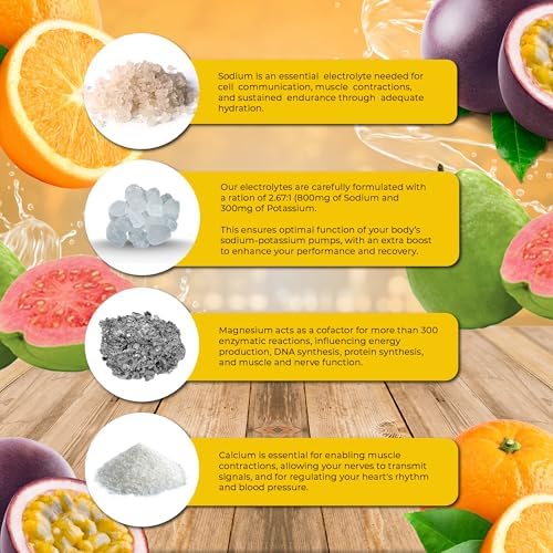 Santa Cruz Paleo Electrolyte Powder, P.O.G. Flavor (Passionfruit Orange Guava), Sugar Free Hydration Mix with Himalayan Pink & Sea Salt, Magnesium, Potassium, Stevia, 30 Servings - Image 3