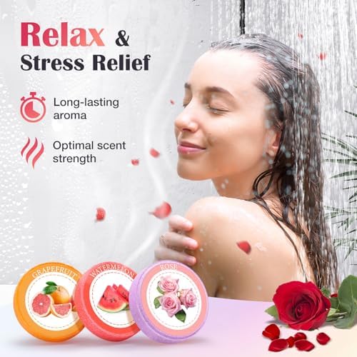 Qivatex Shower Steamers Aromatherapy, Birthday Gifts for Women, Teen Girls - Image 3