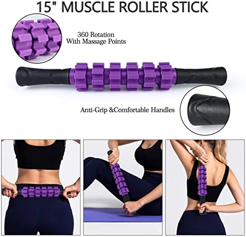 5 in 1 Foam Roller Set High Density Patented Foam Roller for Exercise - Image 3