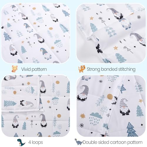 Weighted Blanket - 3 lbs Fairy Heavy Blanket - Small Size Breathable Lap Blanket(36"x48", 3 lbs) - Image 6