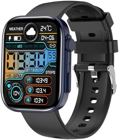 Smart Watches for Men Women, Make/Answer Calls, 2.01" HD Screen with 260+ Watch Faces, Heart Rate/SpO2/Sleep Monitor, 123 Sports Modes, Long Battery Life Fitness Watch Compatible with iPhone Android by BRIBEJAT