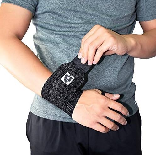 Vital Salveo- Adjustable both hands design Wrist Straps, Wrist Brace Support, Elastic Breathable for Wrist Sprain, Tendonitis, Tennis, Sports Men, Women (Pair) /3"* 18" by VSVITALSALVEO