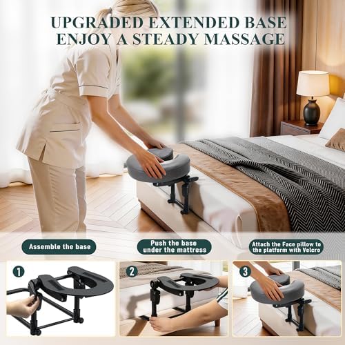 Massage Headrest for Bed, Face Down Massage Pillow & Face Cradle - Image 5