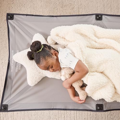 Regalo Extra Long My Cot® Portable Toddler Bed, Foldable Kids Travel Bed & Camping Cot for Ages 2–8, Indoor/Outdoor, Extra Large 54” x 28” x 12”, Supports up to 80 lbs, Gray - Image 7