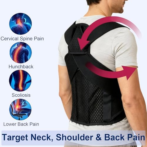 Back Posture Corrector Brace for Men, Full Back-Anchored Posture Brace - Image 6