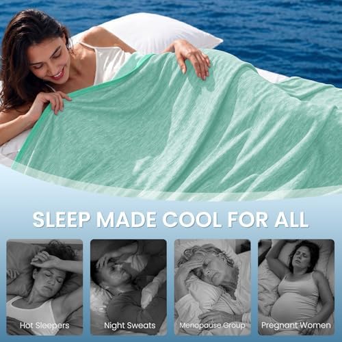 Topcee Cooling Blanket Throw 50"x70" for Hot Sleepers Summer Blanket - Image 4