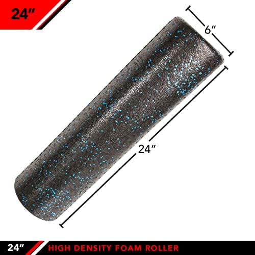 JFIT High Density Foam Roller – EPP Deep Tissue Massage Roller for Muscle Recovery, Myofascial Release & Stretching - Image 2
