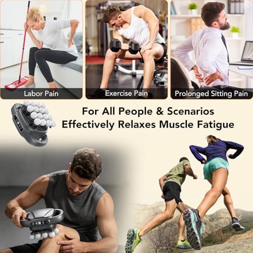 IKG 16 Head Massage Gun Deep Tissue, Body Massage for Back, Shoulders, Neck, Legs, Foot, Massage Gun deep Tissue, Percussion Massager with 3 Modes&30 Intensities Body Muscle Pain Relief, Ideal Gifts - Image 5