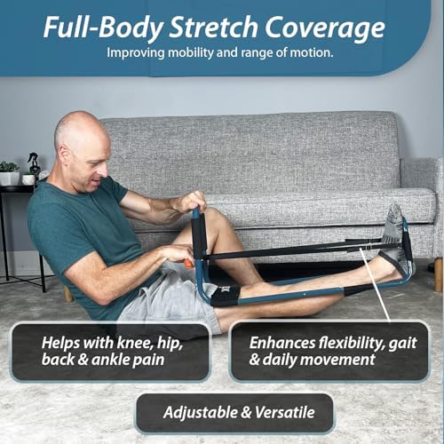 Flex Frame Knee & Hamstring Stretching Device – Adjustable Leg Traction for Knee Pain, Hip Pain, Lower Back Relief, IT Band, Post-Surgery Rehab, Knee Inversion Stretching. - Image 5