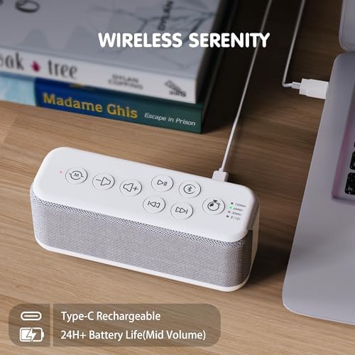 White Noise Machine, Bluetooth Speaker for Sleep, Sound Machine for Office - Image 6