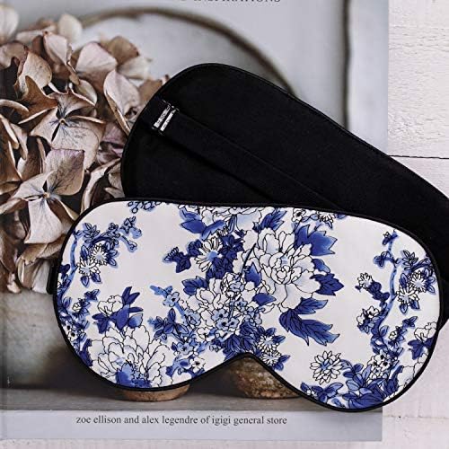 MAXFEEL Feel 100% Pure Silk Eye Mask - Sleep Eye Cover in Floral Colors (#39) - Image 6