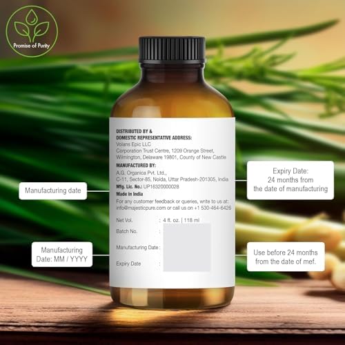 Majestic Pure Lemongrass Essential Oil for Diffuser - 4 Fl Oz (Pack of 2) - Image 6