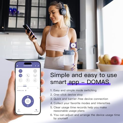 MASTOGO App-Controlled Wireless TENS and EMS Unit for Back Pain Relief. - Image 2