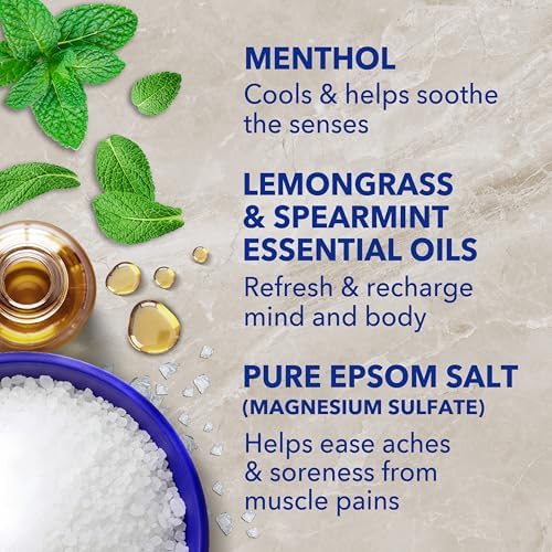Dr Teal's Epsom Salt Magnesium Soak, Pre & Post Workout with Menthol & Essential Oils, 3 lbs - Image 5