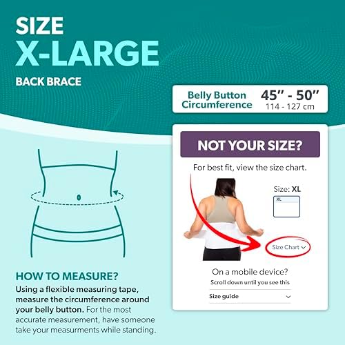 BraceAbility Plus Size XL Bariatric Back Brace - Extra Large Big and Tall Lumbar Support Girdle for Obesity Lower Back Pain in Extra Large, Heavy or Overweight Men and Women (Fits 45"-50") - Image 2