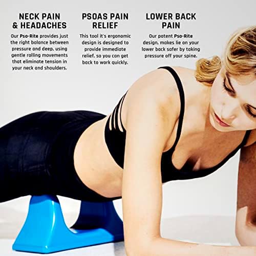PSO-RITE Psoas Muscle Release Tool – Made in USA, Patented Deep Tissue Massage Device for Your Back, Hip Flexor & Trigger Point Relief, Night Black - Image 5