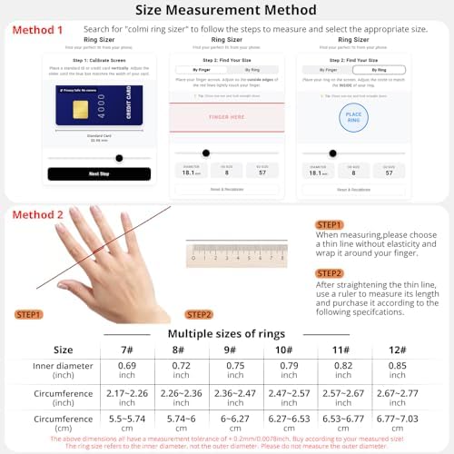 COLMI R10 Smart Ring, Sleep Health & Skin Temperature & 5ATM(Black, 9) - Image 3