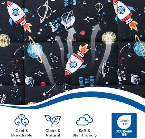 Sivio Weighted Blanket for Sleep, 5lbs, 36 x 48 inches - Image 4