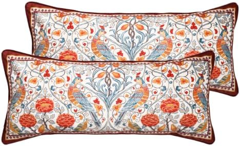 patdrea Designer Velvet Throw Pillow Cover,Set of 2,12"x28"-Moritz A by patdrea