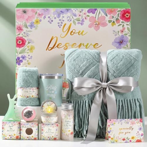 Get Well Soon Gift Basket for Women Self Care Spa Gift Set After Surgery by MUGIQUE