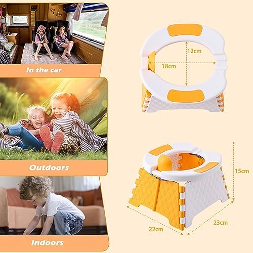 Travel Potty for Toddlers, Portable Foldable Toilet Training Seat - Image 4
