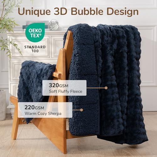 Cottonblue Fleece Weighted Blanket 15lbs for Adults Twin Full Size 48"x72" - Image 3
