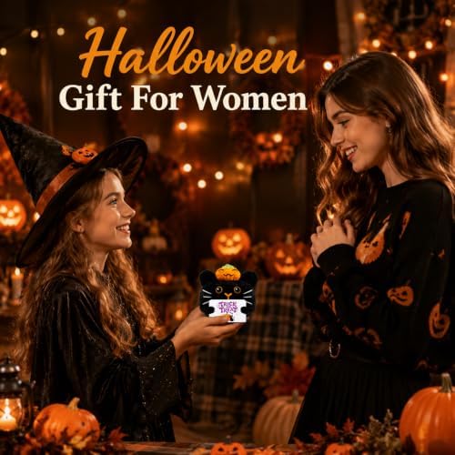 Boo Basket Stuffers for Women, Halloween Black Cat Gifts for Women - Image 3
