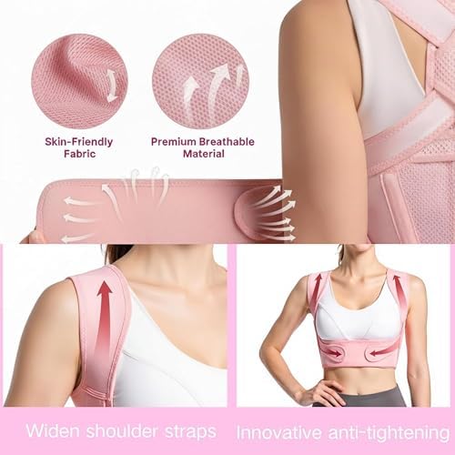 Posture Corrector for Women & Men, Back Shoulder Support Brace - Image 2