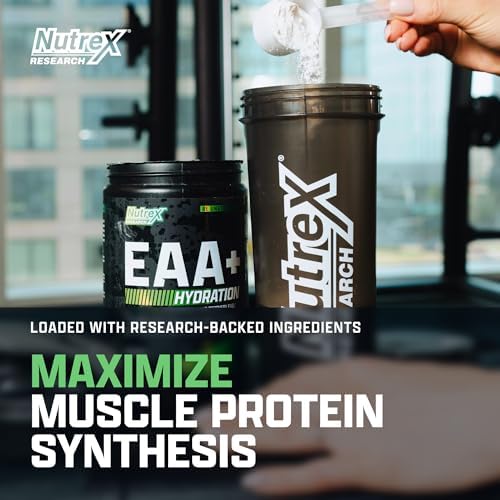 Nutrex Research EAA Hydration | EAAs + BCAAs Powder | Muscle Recovery, Strength, Muscle Building, Endurance | 8G Essential Amino Acids + Electrolytes | Maui Twist Flavor 30 Serving - Image 3