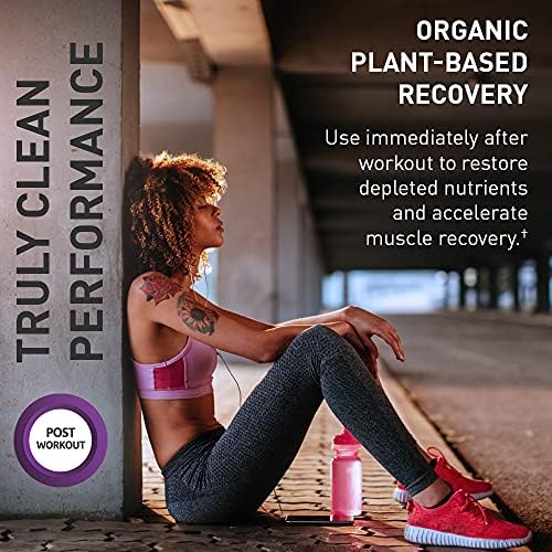 Garden of Life Sport Organic Plant-Based Recovery Powder – Muscle Recovery Supplement for Women & Men with Vitamins and Magnesium, Non-GMO, Gluten-Free, BlackBerry Lemonade Flavor, 30 Servings - Image 2