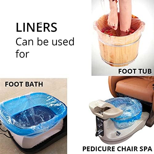 PandaSpa by Karlash Ultra Premium Spa Disposable Liners One Size Fits most Pedicure Spa 100pcs - Image 2