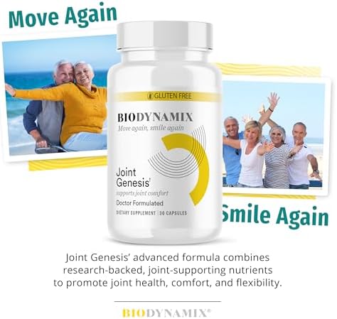 Joint Genesis, Joint Support Formula, Promotes Joint Function, Comfort, and Flexibility, 30-Day Supply, 6 Pack - Image 4
