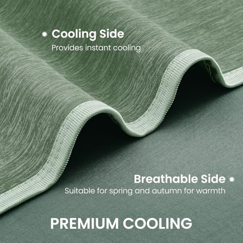 Topcee Cooling Blanket for Night Sweats Absorbs Heat to Keep Adults, Children Cool on Warm Nights, Q-Max 0.5 Cooling Blankets for Hot Sleepers, Ultra-Cool Lightweight Sofa Throw Blanket (50"x70") - Image 5