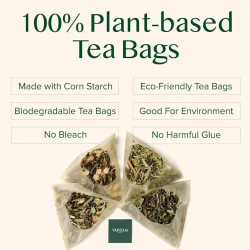 VAHDAM Vanilla Chai Teabags (30 Count) Individually Wrapped Pyramid Teabags - Image 6