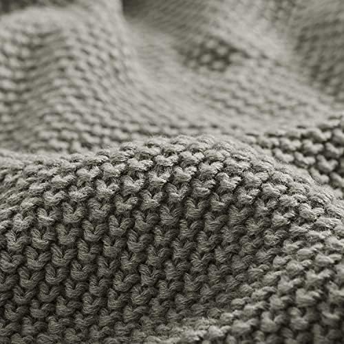 INK+IVY Bree Knit Throw Blanket for Bed, Sofa, and Couch, Lightweight, Breathable, Soft & Cozy Summer Blanket, King (108 in x 90 in), Charcoal - Image 4