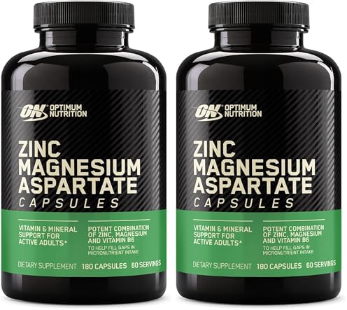 Optimum Nutrition Muscle Recovery and Endurance Supplement for Men and Women,Zinc-and Magnesium Supplement,180 Count (Pack of 2) by OPTIMUMNUTRITION