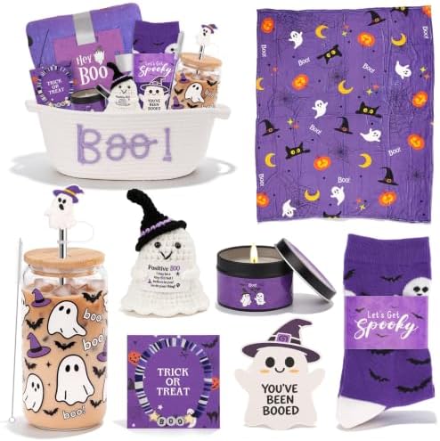 12 Pcs Halloween Boo Baskets Stuffers for Women (Purple) by Soyminer
