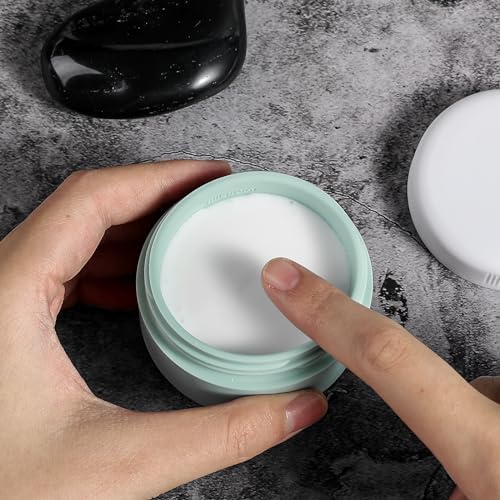 Kuangre Travel Containers for Toiletries, Silicone Cream Jars BPA-Free, Leak-proof 2oz Travel Size Containers, Portable Size Silicone Jars with Lid for Cosmetic Face Hand Body Cream (4 Pack) - Image 4