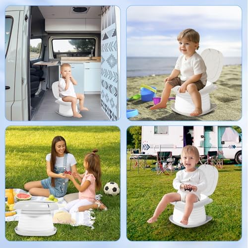 Travel Potty for Toddlers, Portable Foldable Toilet Training Seat - Image 5
