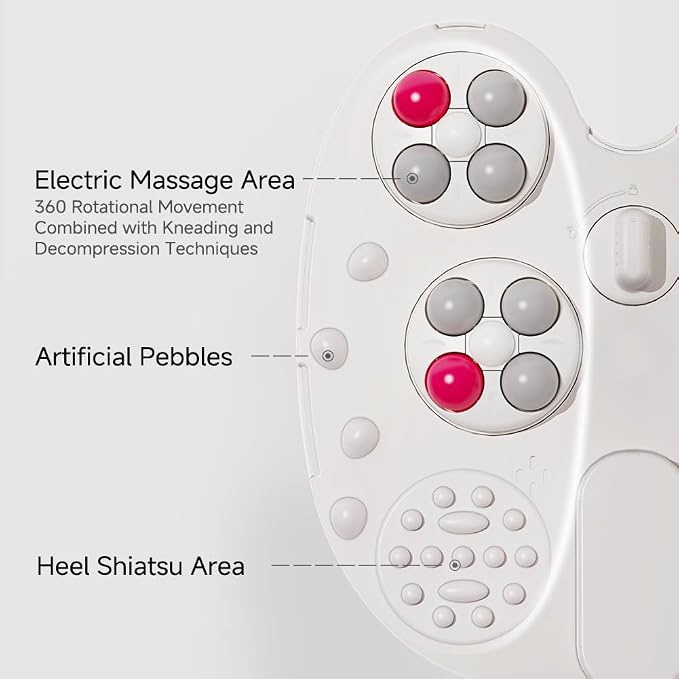 11.5-inch Foot Spa with Four Detachable Electric Massage Turntables, Featuring Circular Water Column Surfing Technology, Built-in Timer, and Intelligent Water Temperature Control - Image 4