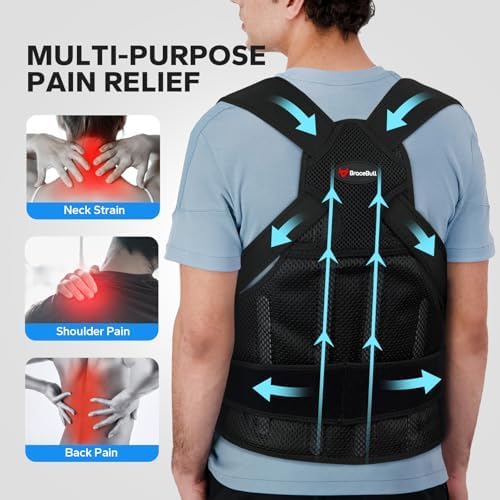 Posture Corrector for Men and Women,Upper Back Brace with Adjustable Shoulder Straps, Comfortable Posture Support for Daily Use, Discreet Fit Under Clothes (Extra Large 37.8-46.9‘’) - Image 4