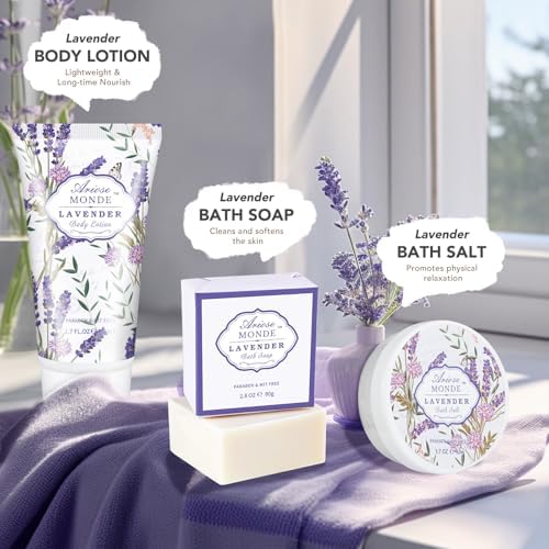 Gift Baskets for Women, Lavender Gift Sets for Women Self Care - Image 4