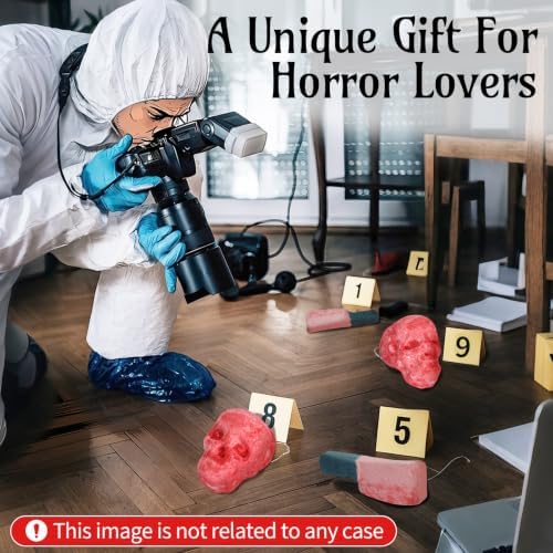 Distaratie Halloween Bath Bomb Set, Skull & Cleaver, 4-Piece Spooky Gift - Image 6