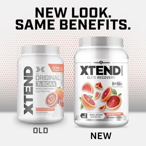 Xtend Original BCAA Powder with Zero Sugar, Italian Blood Orange, 90 Serv - Image 3