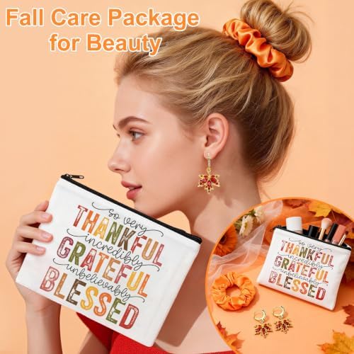 Fall Gifts Baskets for Women, Orange Relaxing Spa Gift for Thanksgiving - Image 4