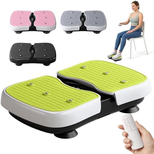 RYGEO Mini Foot Massager Classic, Leg Waist Workout Vibrating Plate High-Frequency Vibrating Massager, Buttocks Muscle Stiffness Relief, Fast Relief from Neuropathy, Improves Blood Circulation by RYGEO