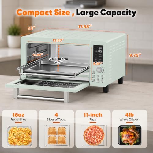 Nuwave Bravo Pro Convection Air Fryer Toaster Oven Combo - Image 2