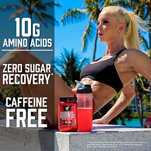 BSN Amino X Muscle Recovery & Endurance Powder, BCAAs, 10 Grams of Amino Acids, Keto Friendly, Caffeine-Free, Support Endurance, Zero Sugar, Fruit Punch, 70 Servings, 35.84 Ounce(Pack of 2) - Image 4